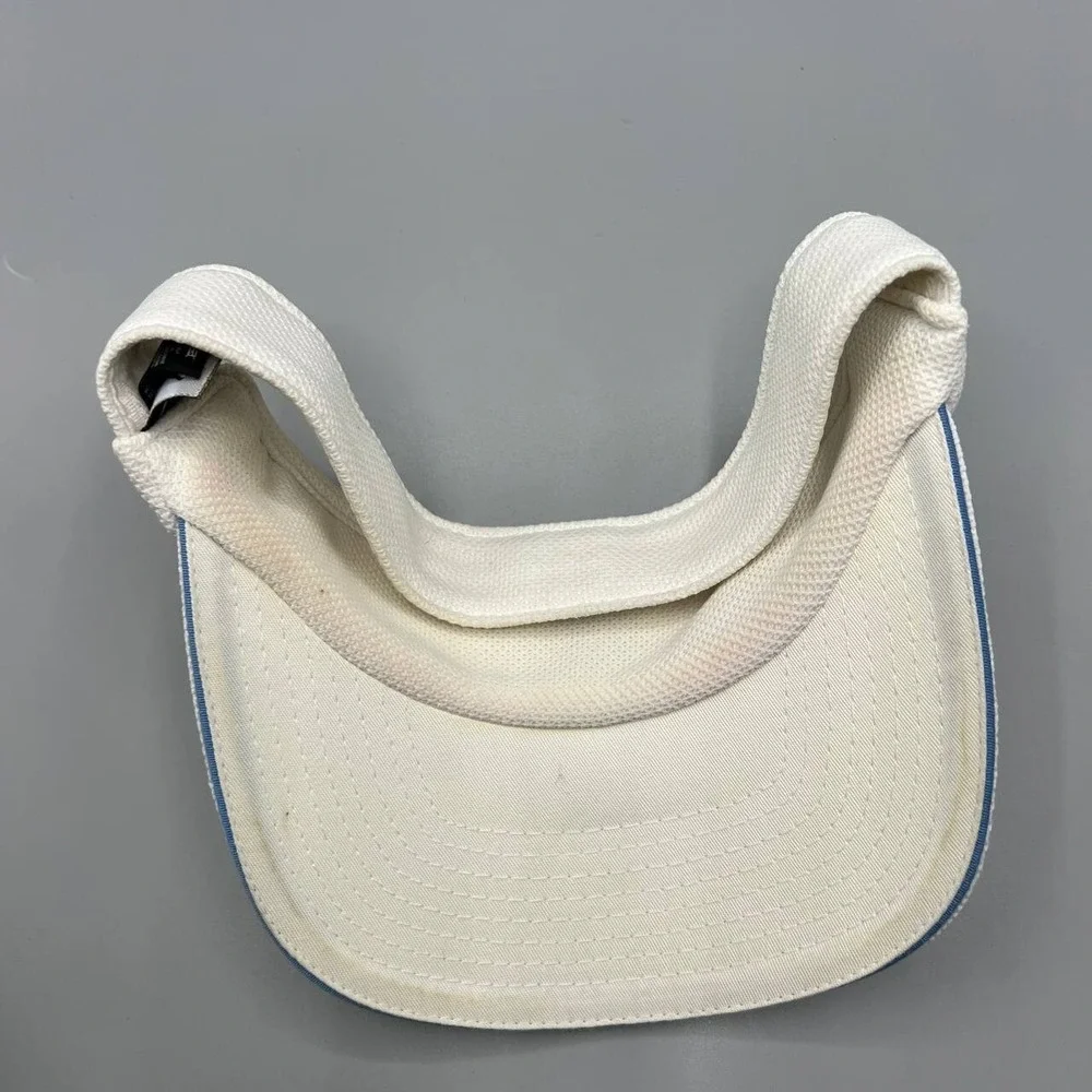 Air Jordan Visor Hat Men White Medium-Large Jumpman Stretch Fitted Golf‎ M-L
